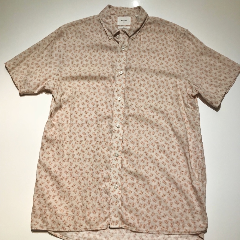 Billy Reid Short Sleeve Button Down